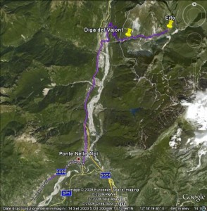 Itinerario Vajont